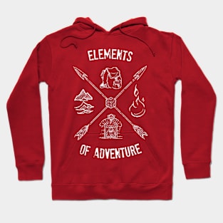 Elements of Adventure - white Hoodie